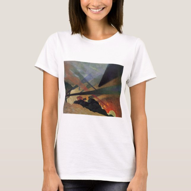 T-shirt Verdun (World War One Battle Scene) (par Vallotton (Devant)