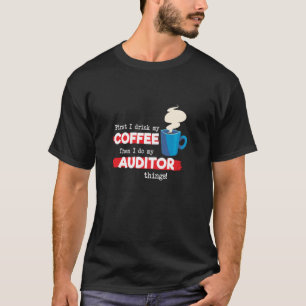 T-shirt Vérificateur et vérification du café