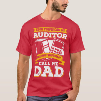 T-shirt Vérification Comptabilité CPA Vérificateur Papa Pè