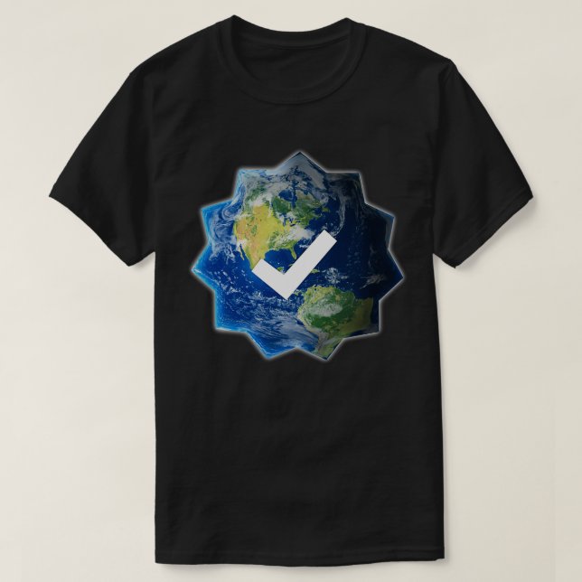 T-shirt Verified Earth (Design devant)