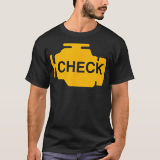 T-shirt Vérifier Moteur Lumière Funny Automotive Mécanique