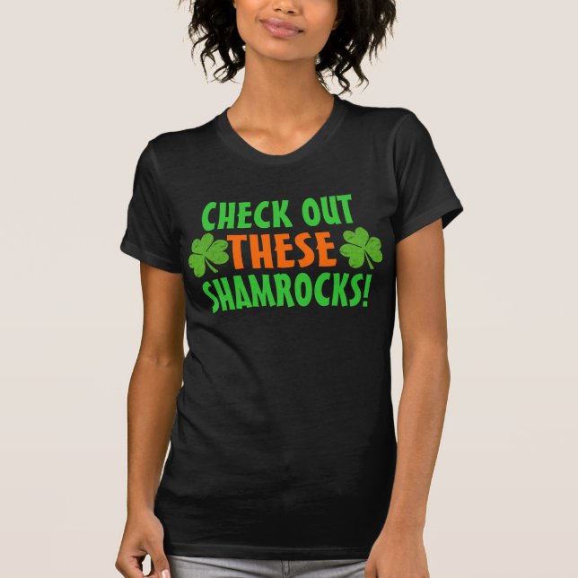 T-shirt Vérifiez CES shamrocks ! (Devant)