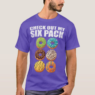 T-shirt Vérifiez mon donut Si Pack drôle ami de gym