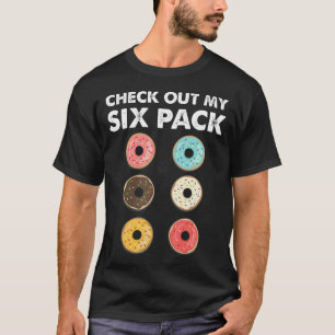 T-shirt Vérifiez Mon Paquet De Six Funny Doughnut Fitness