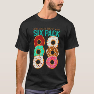 T-shirt Vérifiez Mon Six Pack - Donuts Drôles Entraînement