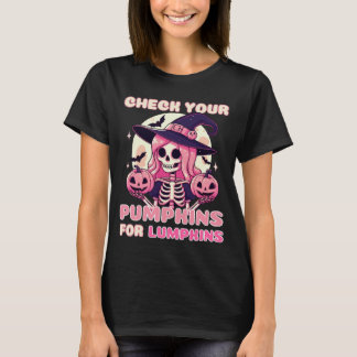 T-SHIRT VÉRIFIEZ VOS CITROUILLES POUR LES LUMPKINS