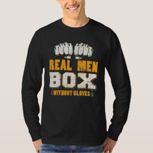 T-shirt Véritable boîte Homme sans gants Bareknuckle Boxe