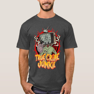 T-shirt Véritable crime Junkie Serial Killer Mugshot Vinta