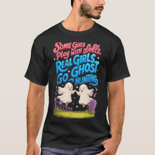T-shirt Véritable Fille Aller Fantôme Chasse Fantômes Para