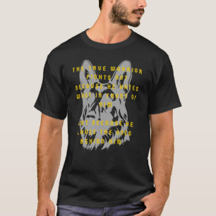 T-shirt Véritable Guerrier Berger Allemand, Défenseur Loya