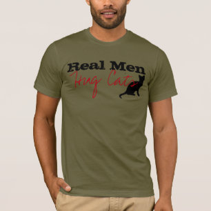 T-shirt Véritable Homme Accroche Chats Kitty Love Funny Am
