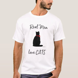 T-shirt Véritable Homme-amour-Chats, Cool graphique