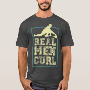 T-shirt Véritable Homme Curl Curling Curler Cadeau