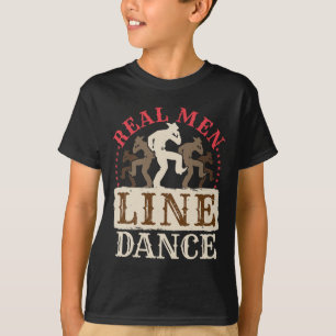T-shirt Véritable Homme Ligne Danse Chemise Pays Danse Occ