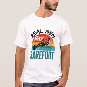 T-shirt Véritable Homme Ski pieds nus Ski de ski nautique