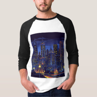 T-shirt Véritable Ville Urbaine" * "Ville Moderne Ni