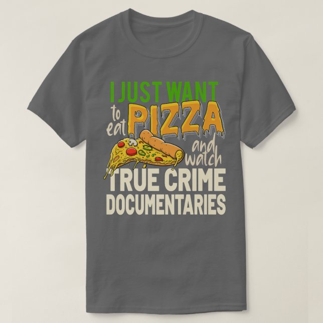 T-shirt Véritables documentaires criminels Serial Killer H (Design devant)