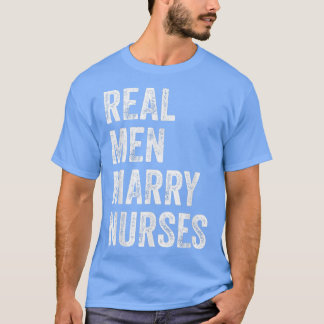 T-shirt Véritables Hommes Épouse Infirmière Épouse Maris F