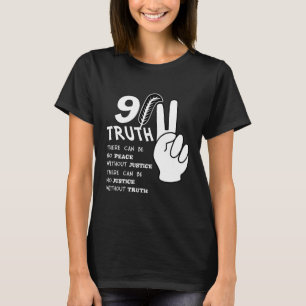 T-shirt Vérité 911 aucune paix sans justice