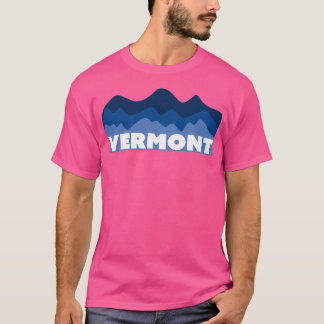 T-shirt Vermont Blue Mountainscape Active