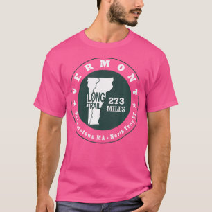 T-shirt Vermont Long Trail Randonnée T Shirt Vermont Trekk