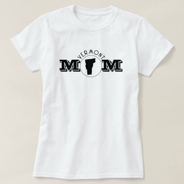 T-shirt Vermont Mom  (Design devant)
