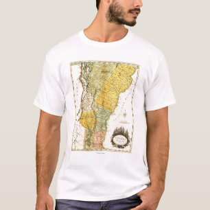 T-shirt VermontPanoramic MapVermont