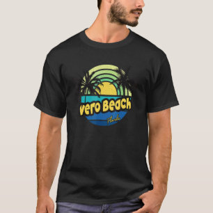 T-shirt Vero Beach Florida Island Vacances Famille d'été V