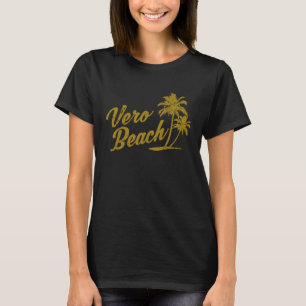 T-shirt Vero Beach Floride Vintage Retro Souven déshabillé