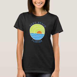 T-shirt Vero Beach Retro Sunset