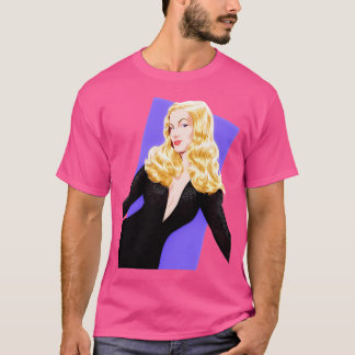 T-shirt Veronica Lake - Illustration De Paul Cemmick