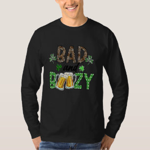 T-shirt Verre à bière Saint-Patrick mauvaise et ivre de la