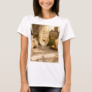 T-shirt Verre à Champagne Cockapoo Cadeau Drôle pour Ama