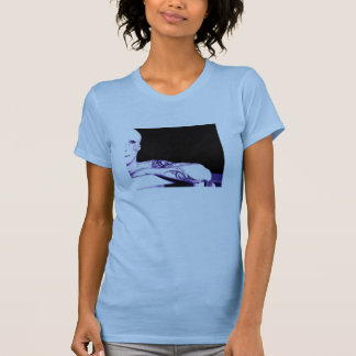 T-shirt verre à moitié vide