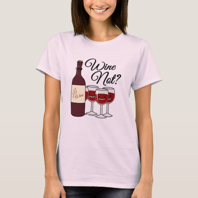 T-shirt Verre de rose rouge pinot d'alcool de raisins de (Devant)