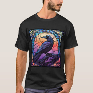 T-shirt Verre Éffrayant Raven
