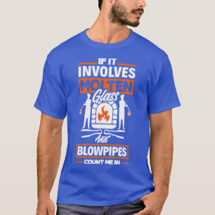 T-shirt Verre soufflante Lampe de travail Fu