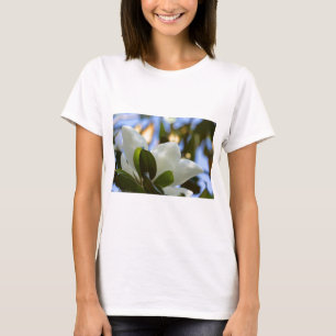 T-shirt Verre tendu Ciel Magnolia Sud Cadeaux Vêtements