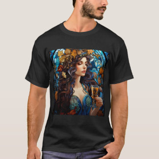 T-shirt Verre verni Art Nouveau