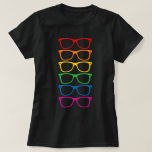 T-shirt Verres d'arc-en-ciel