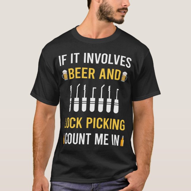T-shirt Verrouillage cueillette Lockcueillette Locksmith (Devant)