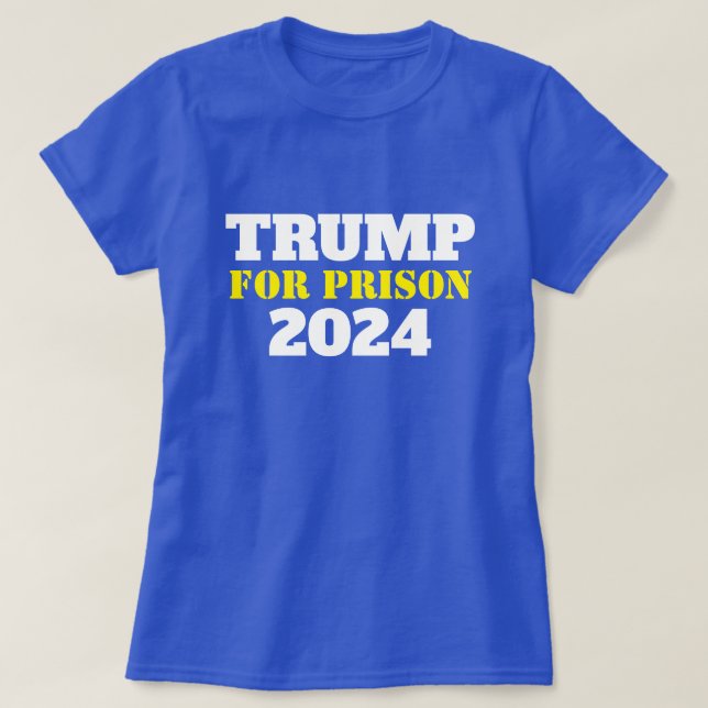 T-shirt "Verrouillez-Le ! Trump En Prison" (Design devant)