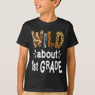 T-shirt Vers 1re année Bienvenue Retour à l'école Premier