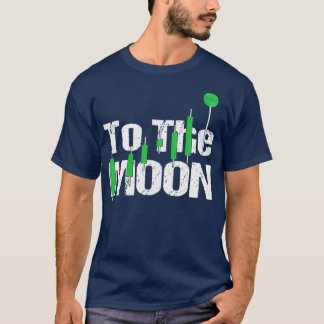 T-shirt Vers la lune Crypto Trading Hodl Graphique Stock