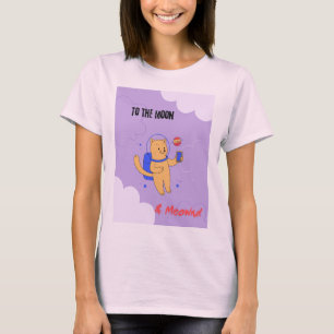T-shirt Vers la lune & Meownd