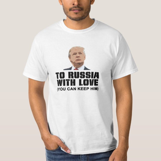 T-shirt Vers la Russie avec amour (Devant)