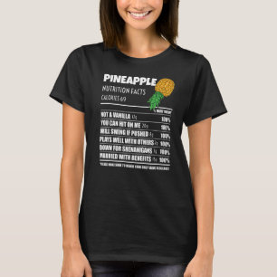 T-shirt Vers Le Bas Ananas Ananas Factures nutritionnelles