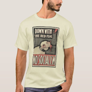 T-shirt Vers le bas avec le socialisme