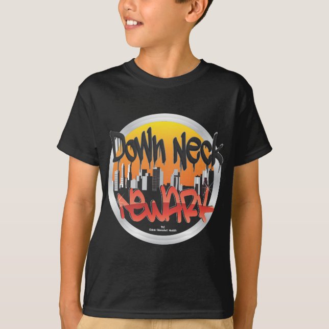 T-shirt vers le bas cou Newark (Devant)