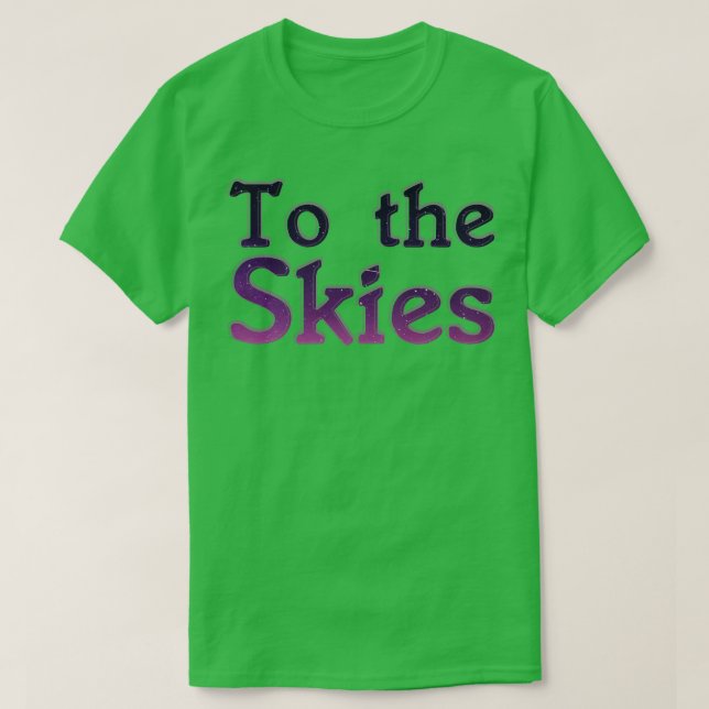T-shirt Vers le ciel (Design devant)